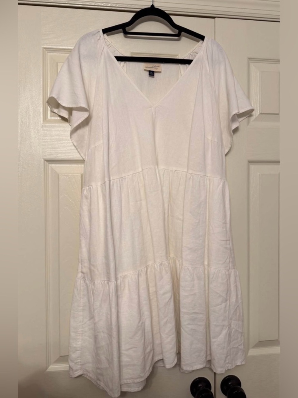 Universal Thread White Tiered Mini Dress